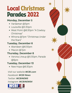 2022 Xmas Parade Schedule 125 1213