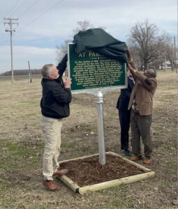 Unveiling Of Historical Marker At Parchman