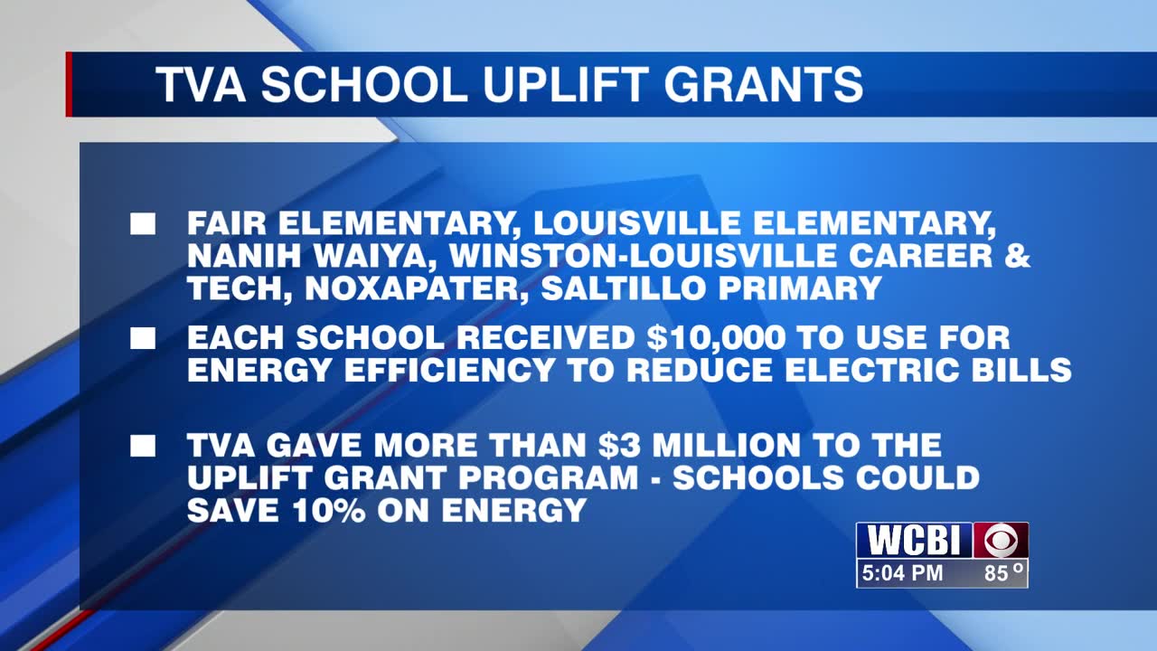 TVA awards 6 grants to schools in north Mississippi