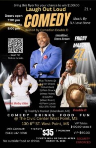 Laugh Out Loud Comedy Show Flyer